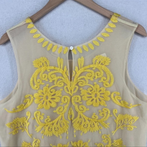 Sundance Women’s “Solstice” Tank Top, Yellow, XL - Picture 5 of 6